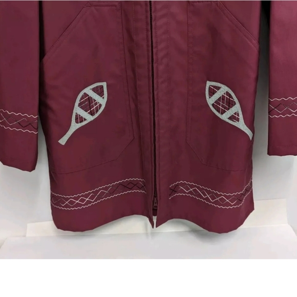 Vintage Northern Sun Embroidered Trench Coat - Size 10, Gemini Fashions - Picture 3 of 14